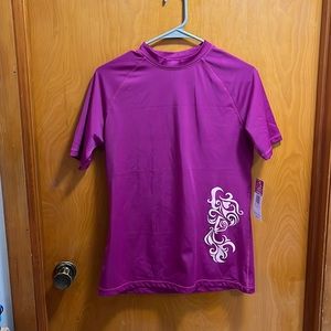 Magenta swim shirt 💖